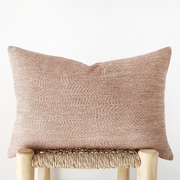 Blush Lumbar Pillows Etsy