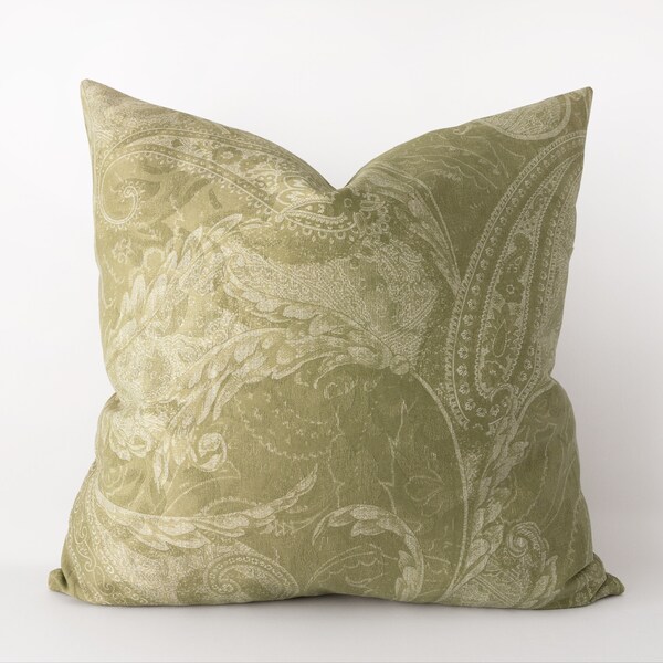Olive Green Pillow Etsy