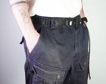 Techwear Gürtel mit magnetischer Schnalle im Urban Ninja Stil