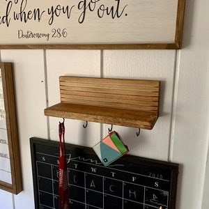 Handgemachter Schlüsselhalter für die Wand, Wandhalter, Wandhaken, Wandhalterung, Wandhaken, Pinienholz Schlüsselhalter, Schlüsselhalter