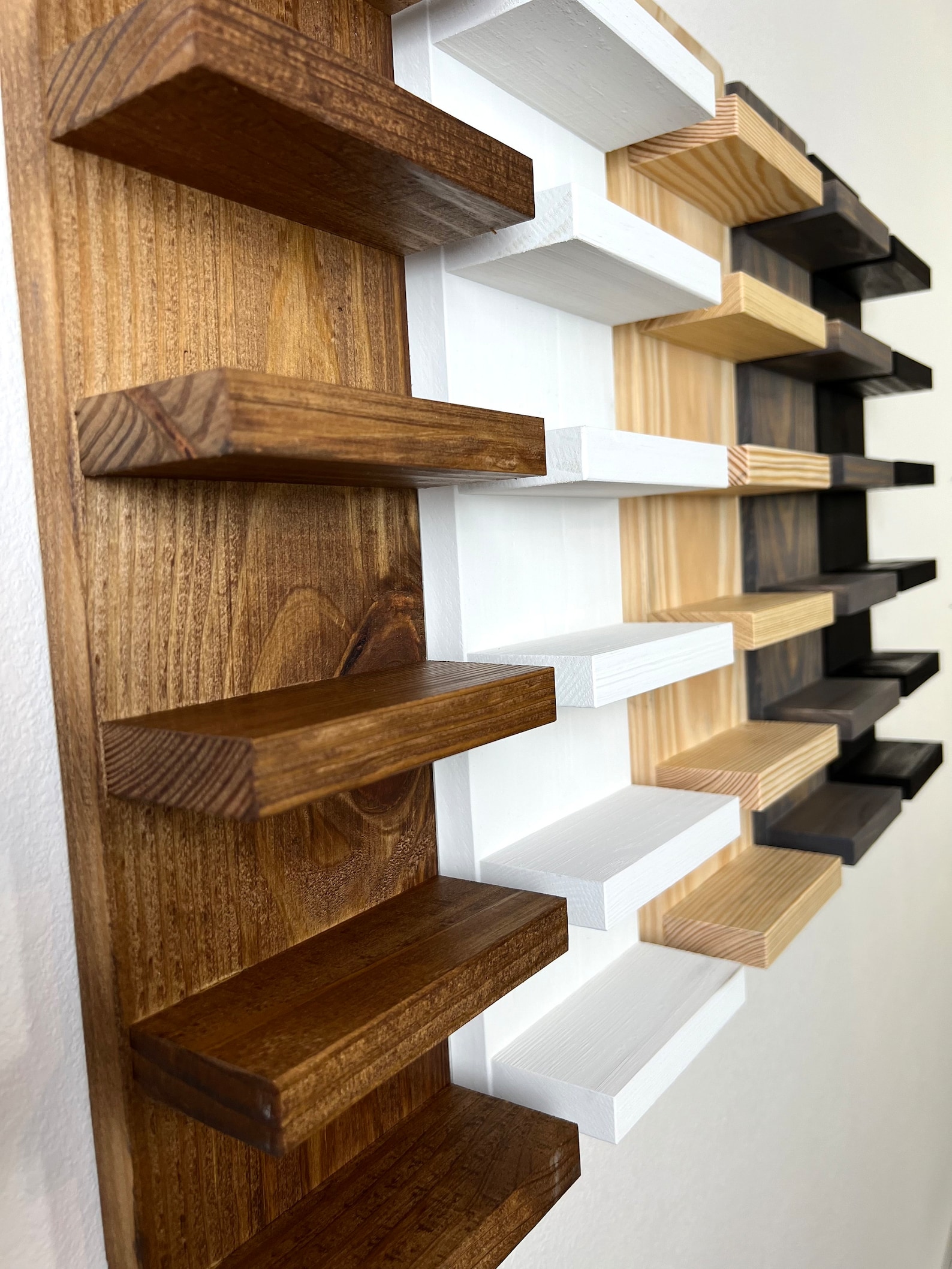 Floating Sunglasses Shelf With Key Hooks Entryway Organization Key
