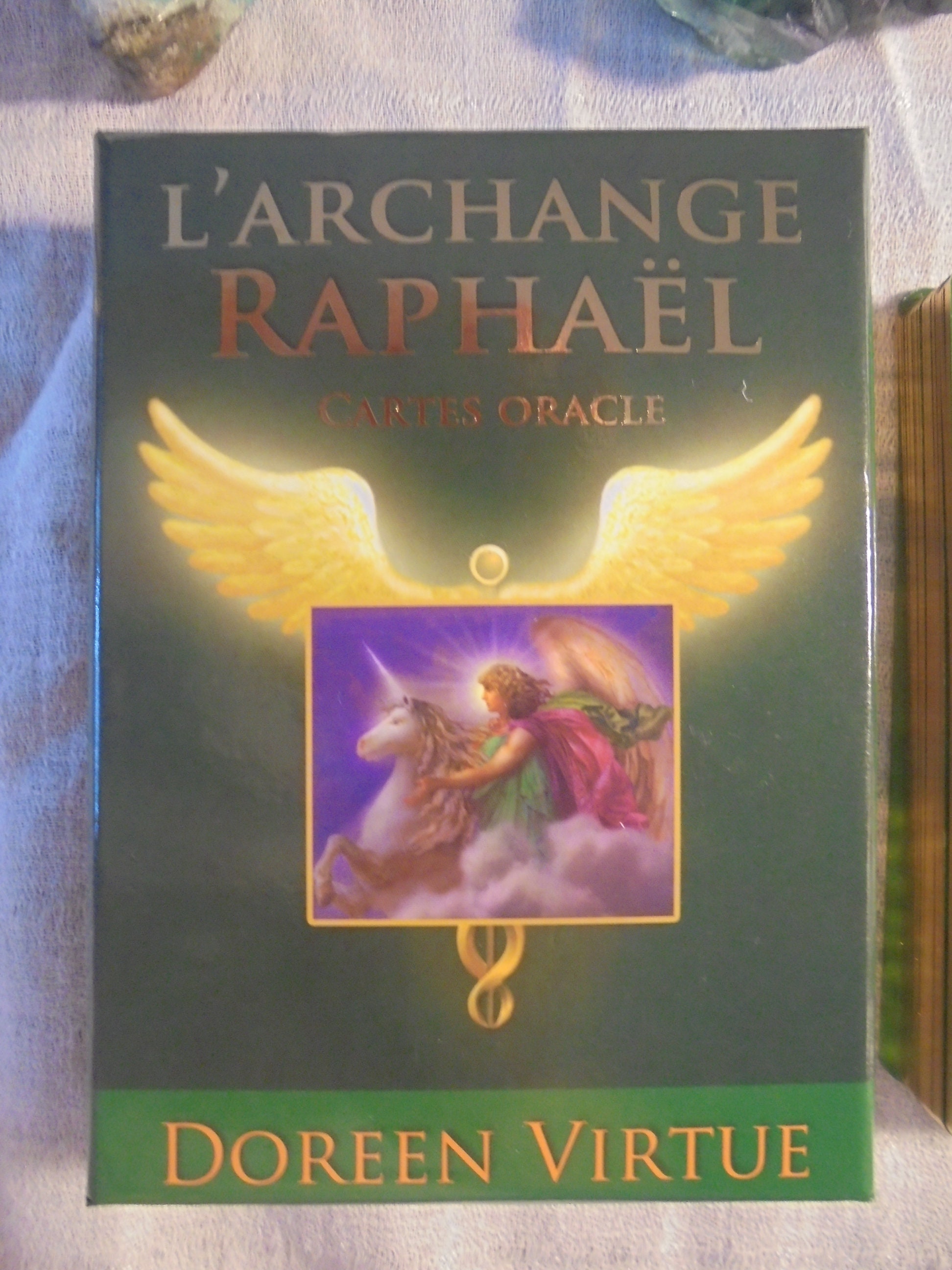 Oracle de L'archange Raphaël. Coffret Doreen Virtue