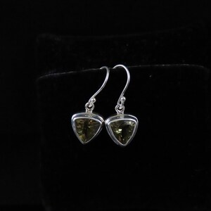 Sterling silver, Citrine gemstone, Women's dangle earrings