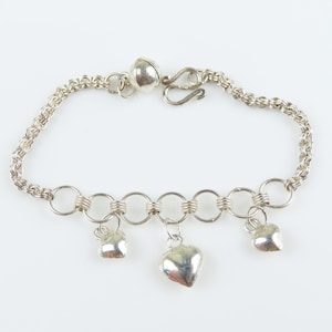 Sterling silver, Silver bracelet, Baby bracelet