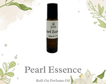 Pearl Essence Perfume Oil | Soft Clean Floral Musk | 10 ml Roll-On
