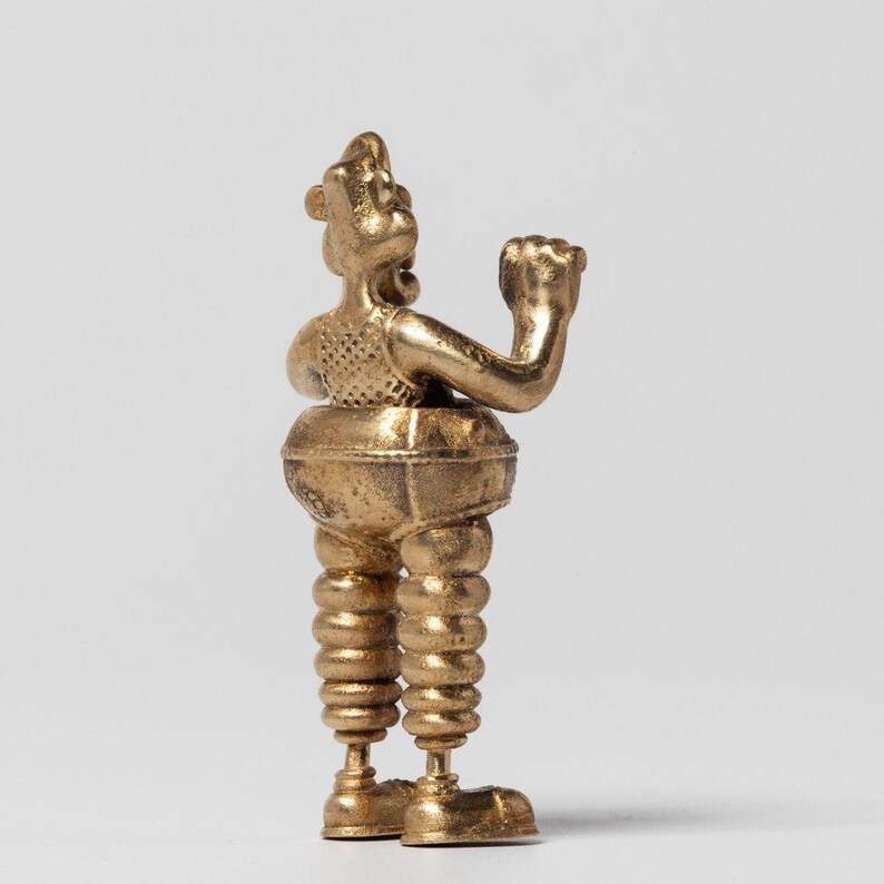 Wallace Bronze Figurine – Techno Trousers Collectable – Aardman Gift – Handmade UK Miniature – Official Wallace & Gromit Art Sculpture image 5