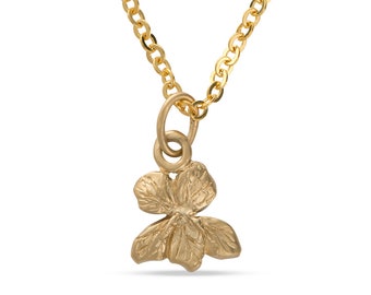 Collier Wild About Flowers en or vermeil violet, cadeau fête des mères, cadeaux pour elle