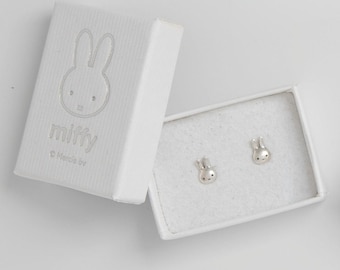 イヤリング TATIANA Silver 925 Wink Bunny Earrings EC3135 Rabbit Earrings - Sterling Silver Bunny Earrings - Jumping