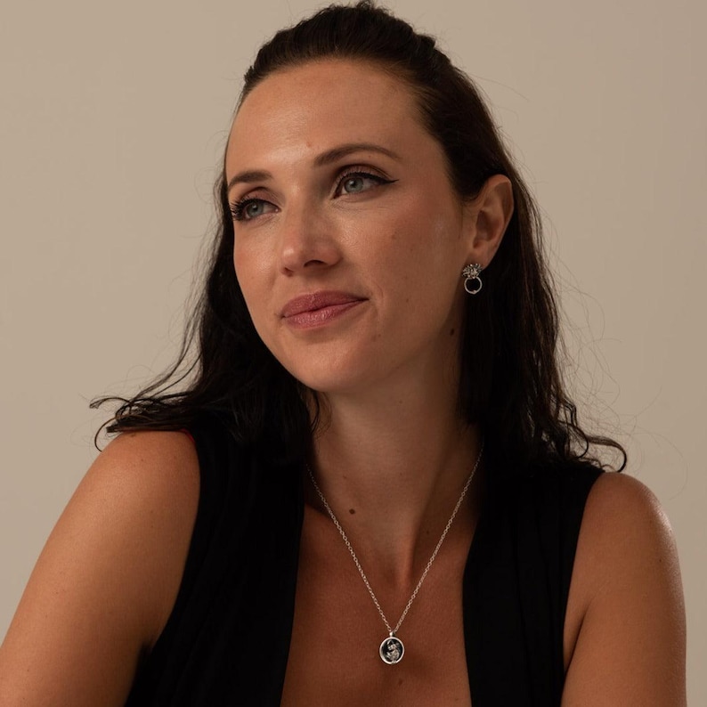 Official Labyrinth Worm in a Cup necklace displayed in branded jewellery box, perfect for gifting