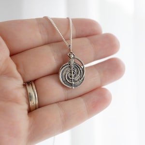 Mystic Spiral Constellation Mandala (Sterling Silver) image 4