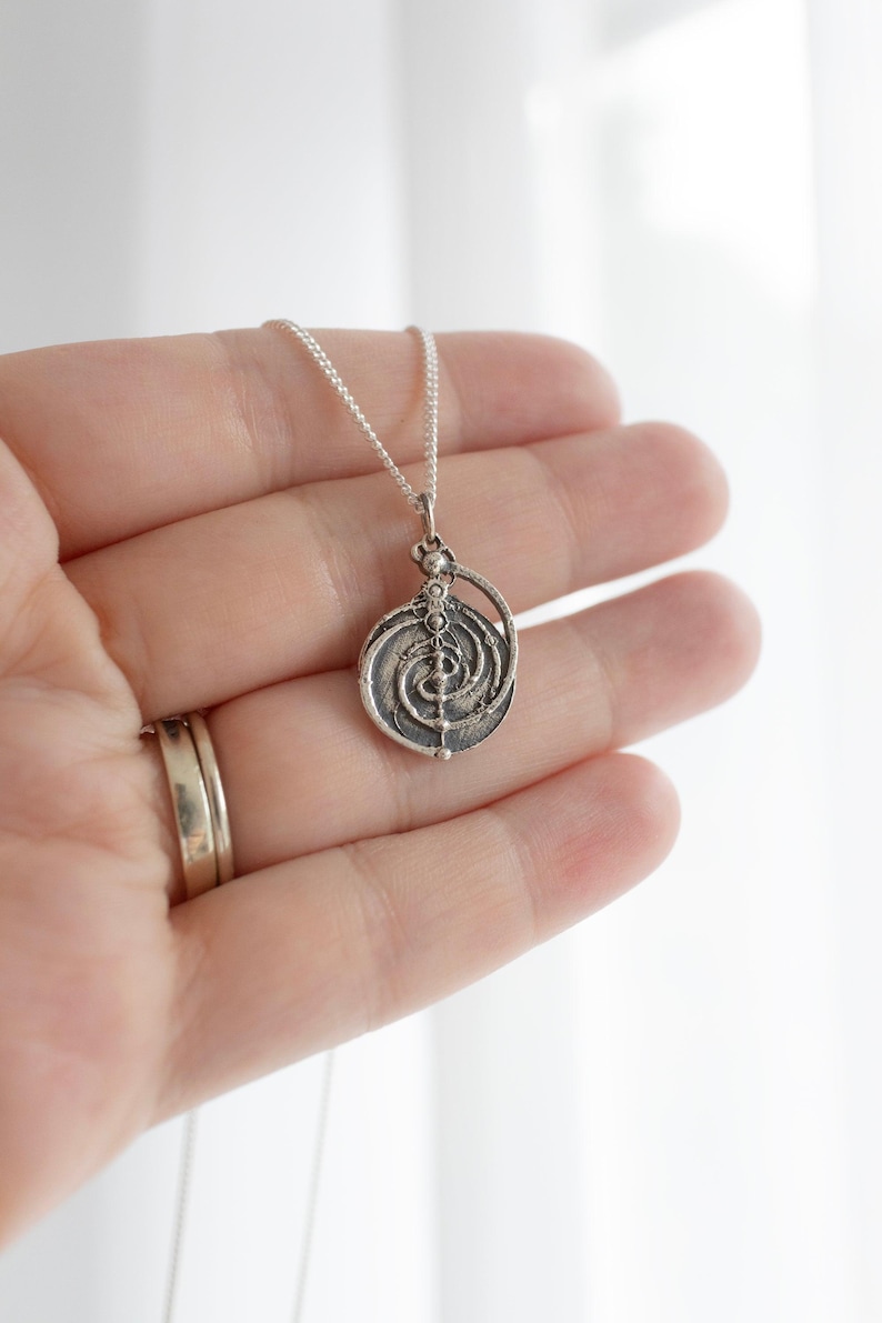 Mystic Spiral Constellation Mandala (Sterling Silver) image 4