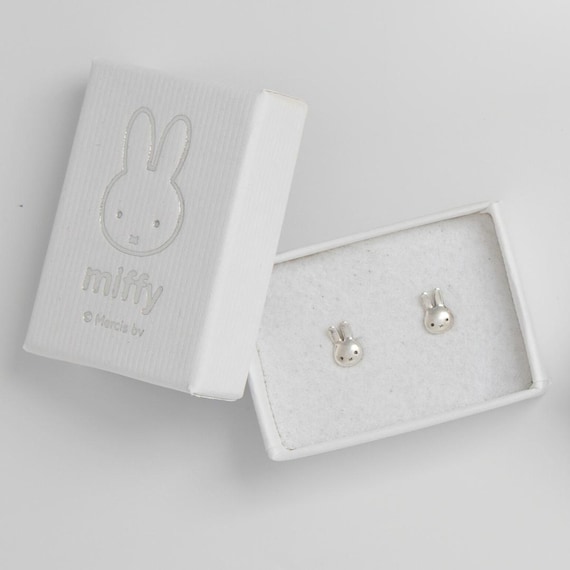 Mini Miffy Rabbit Head Stud Earrings Cute Handmade Jewellery Miffy Accessory Perfect Gift for Rabbit Lovers Etsy Mexico
