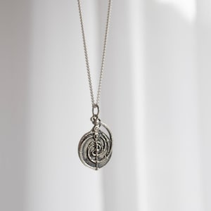 Mystic Spiral Constellation Mandala (Sterling Silver) image 5