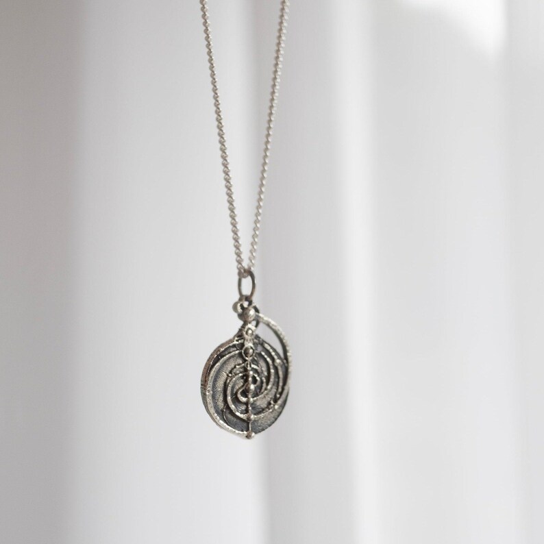 Mystic Spiral Constellation Mandala (Sterling Silver) image 5