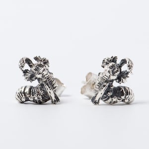 Labyrintwormoorbellen – sterlingzilver – Jim Henson-film uit de jaren 80, cadeau voor haar