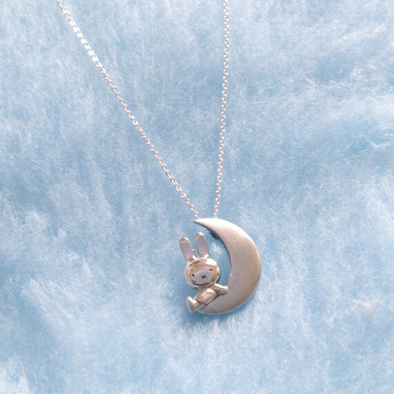 Etsy moon deals necklace