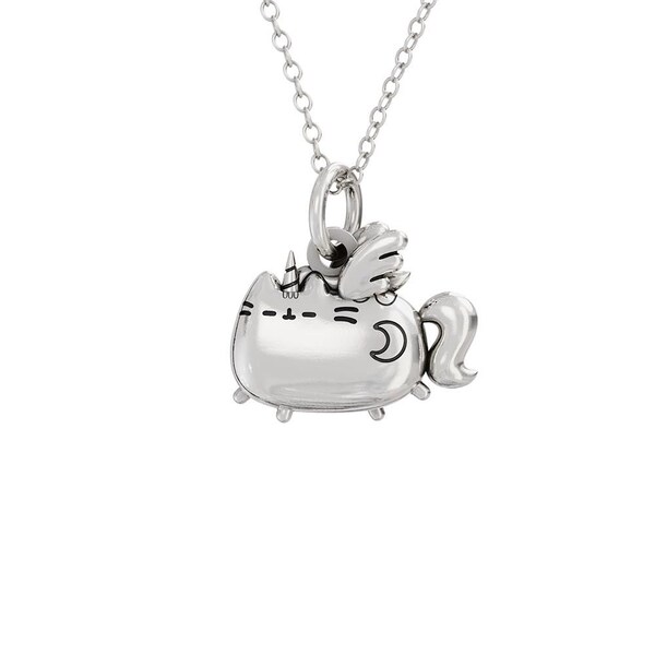 Super Pusheenicorn Sterling Silver Necklace