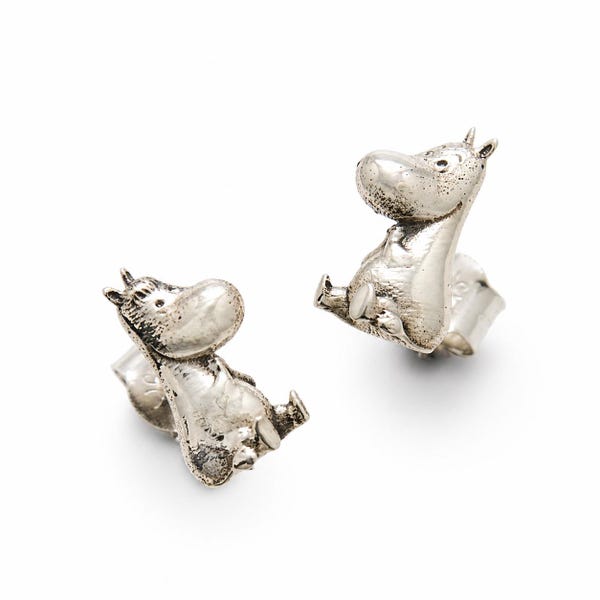 Moomin Stud Earrings (Sterling Silver)