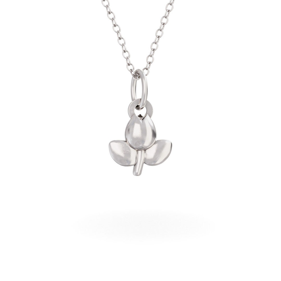 Miffy Sterling Silver Tulip Necklace Set - Etsy Finland