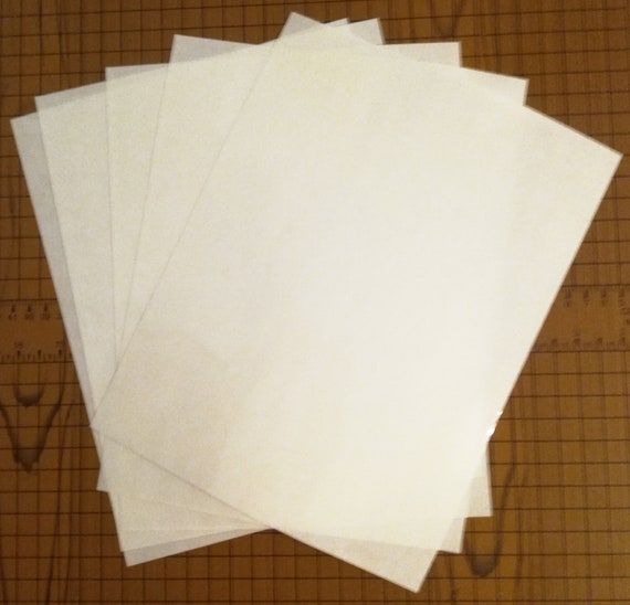 8.5 X 11 CLEAR Gloss Inkjet Printable Sticker Paper 