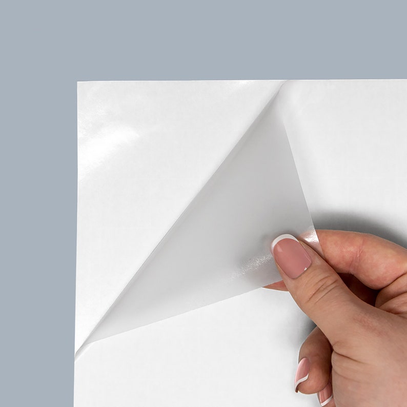 clear matte sticker paper