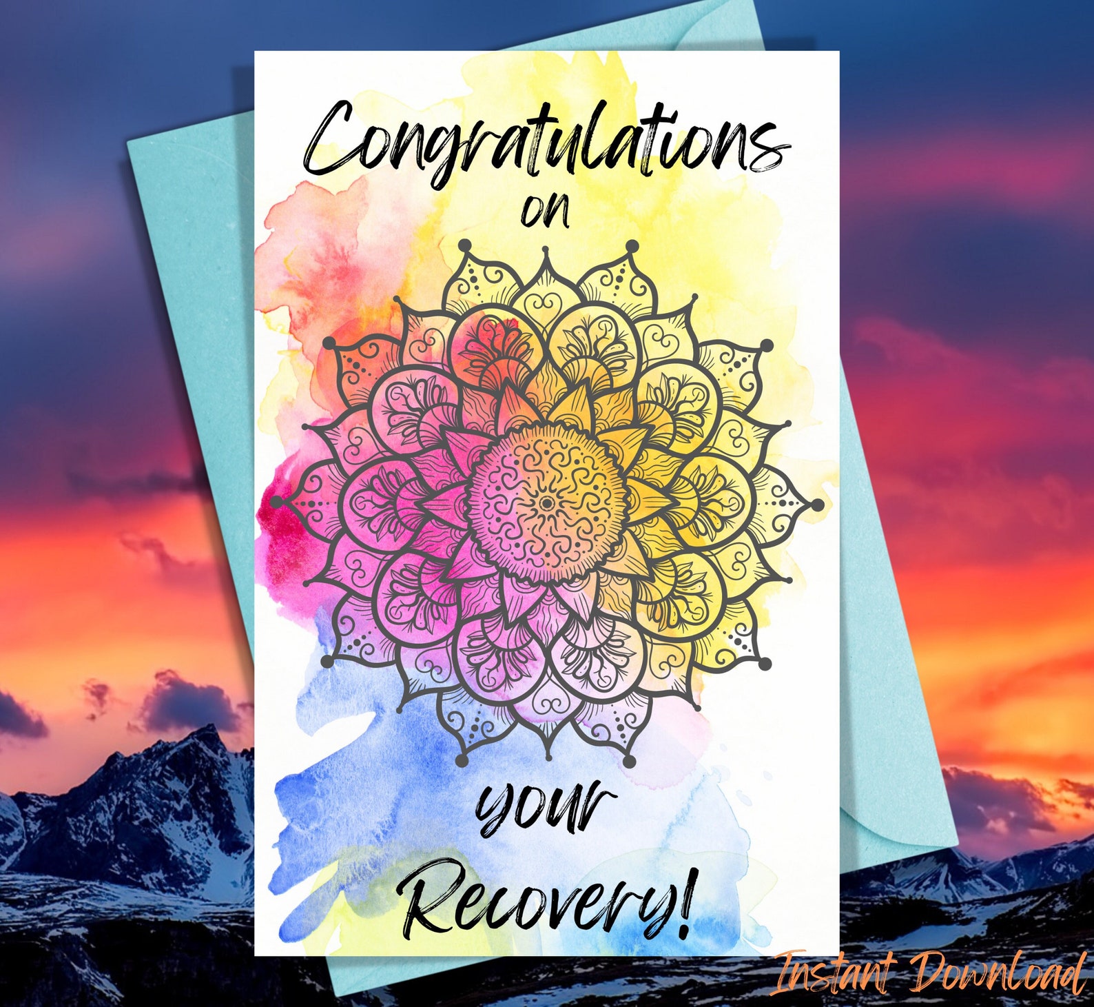 Printable Recovery Card Recovery Greeting Card Recovery | Etsy