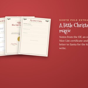 Utskrivbart julpaket för familjen, julfestspel för barn och vuxna, julbingo, frågesport, presentetiketter, placeringskort, PDF bild 5