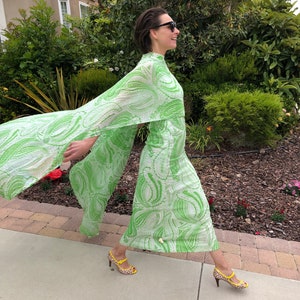green and white paisley dress Bright New Days Green Paisley Midi Dress – Shop the Mint main image 1