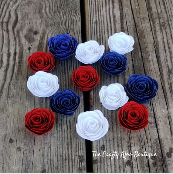 25 Flores de papel ROJO BLANCO Y de papel - Etsy México 25 Flores de papel ROJO BLANCO Y de papel - Etsy México