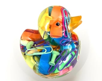 Career Duck, Teacher Duck, Nurse Duck, Firefighter Duck, Mental Health Duck, Office duck, Construction Duck, unique, with gift box!