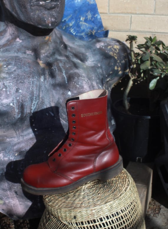 vintage cherry red doc martens