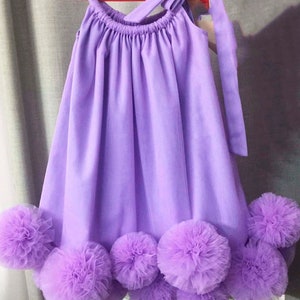 Violet Girl tulle dress Baby dress First Birthday outfit Violet girl dress Photoshoot girl dress Toddler party dress Fancy dress girl