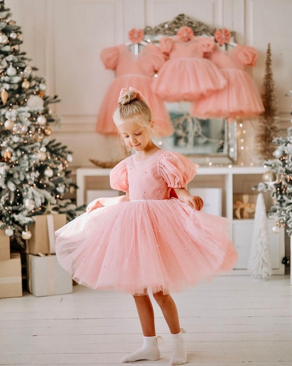 Blozen meisje jurkje blozen bloemenmeisje jurkje eerste verjaardag jurk ivoor meisje jurkje prinsessenjurk peuter feestjurk fancy dress meisje Etsy Belgie