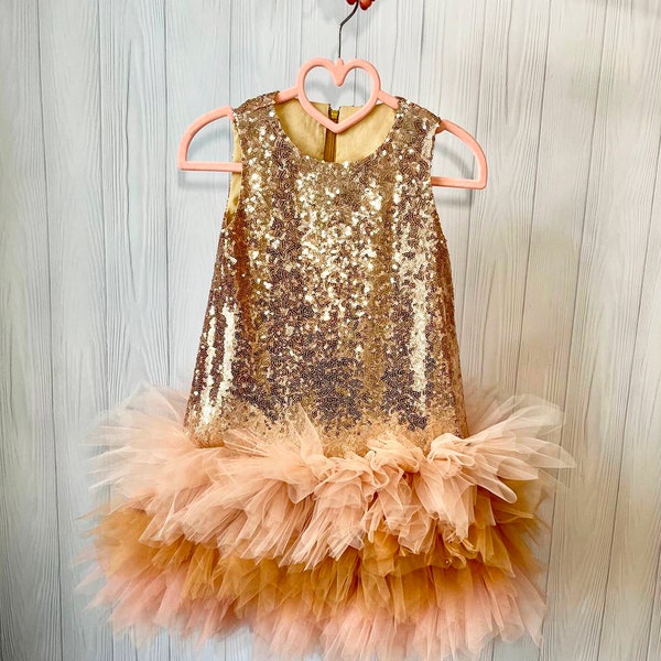 Gold Baby Dress Etsy