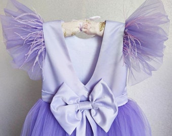 Infant Wedding Dress Lavender - Etsy