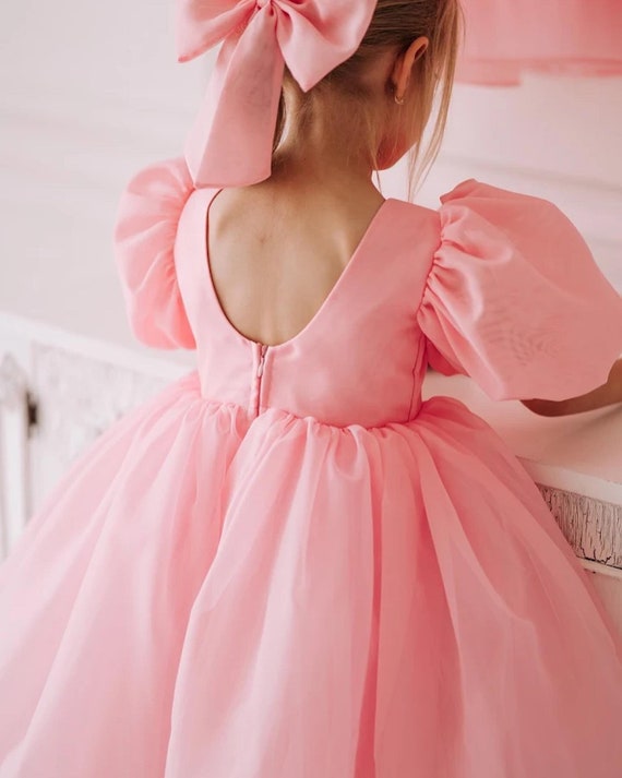Pink Girl Tulle Dress Baby Dress First Birthday Outfit Blush Pink Girl Dress Photoshoot Girl Dress Toddler Dress Fancy Flower Girl Dress Etsy Canada