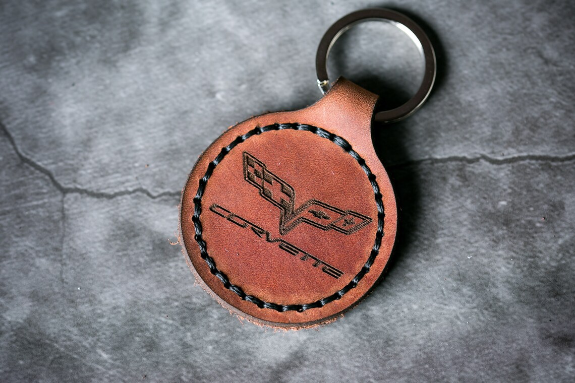 Chevy Chevrolet Corvette Personalized Engraved Keychain Etsy