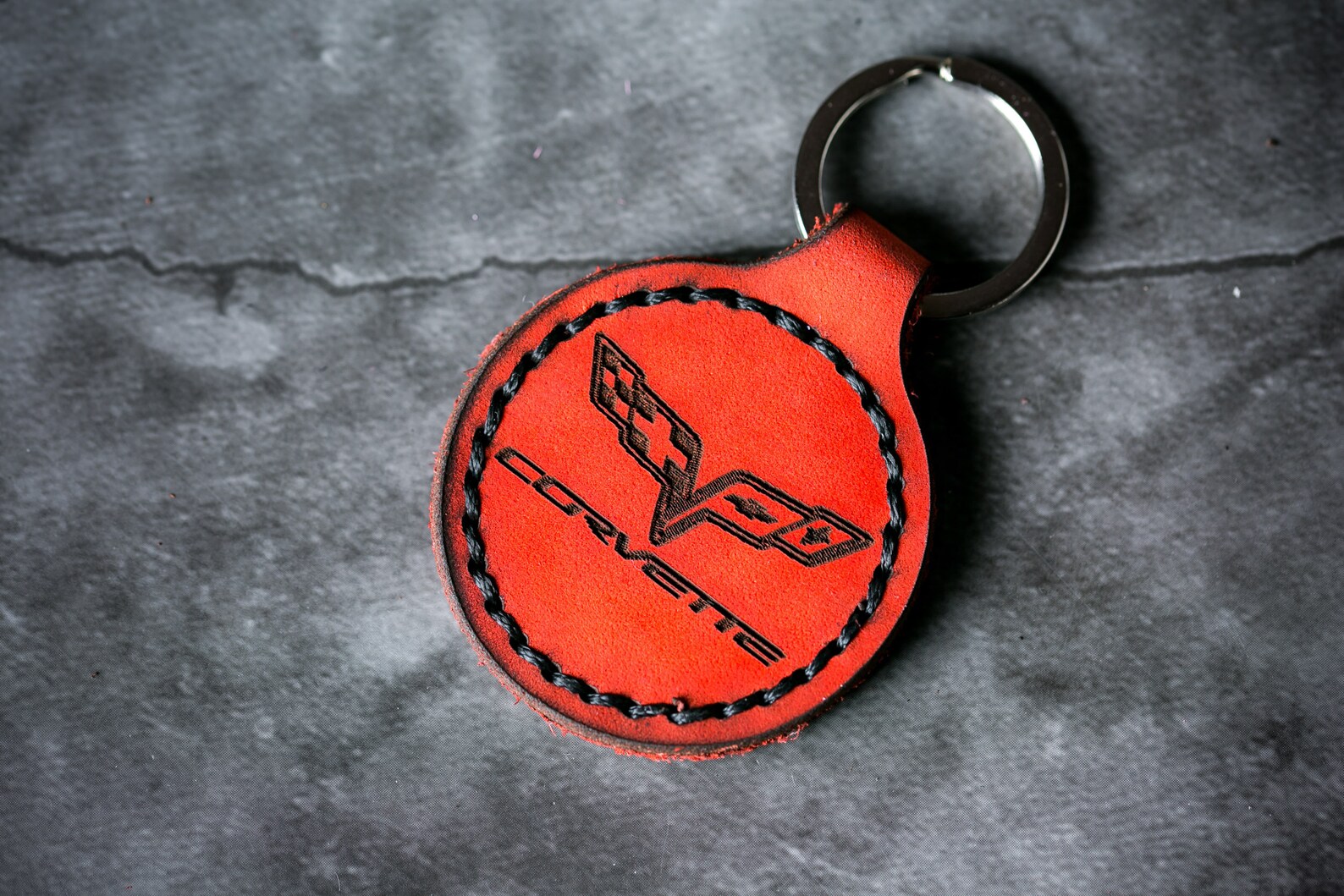 Chevy Chevrolet Corvette Personalized Engraved Keychain Etsy