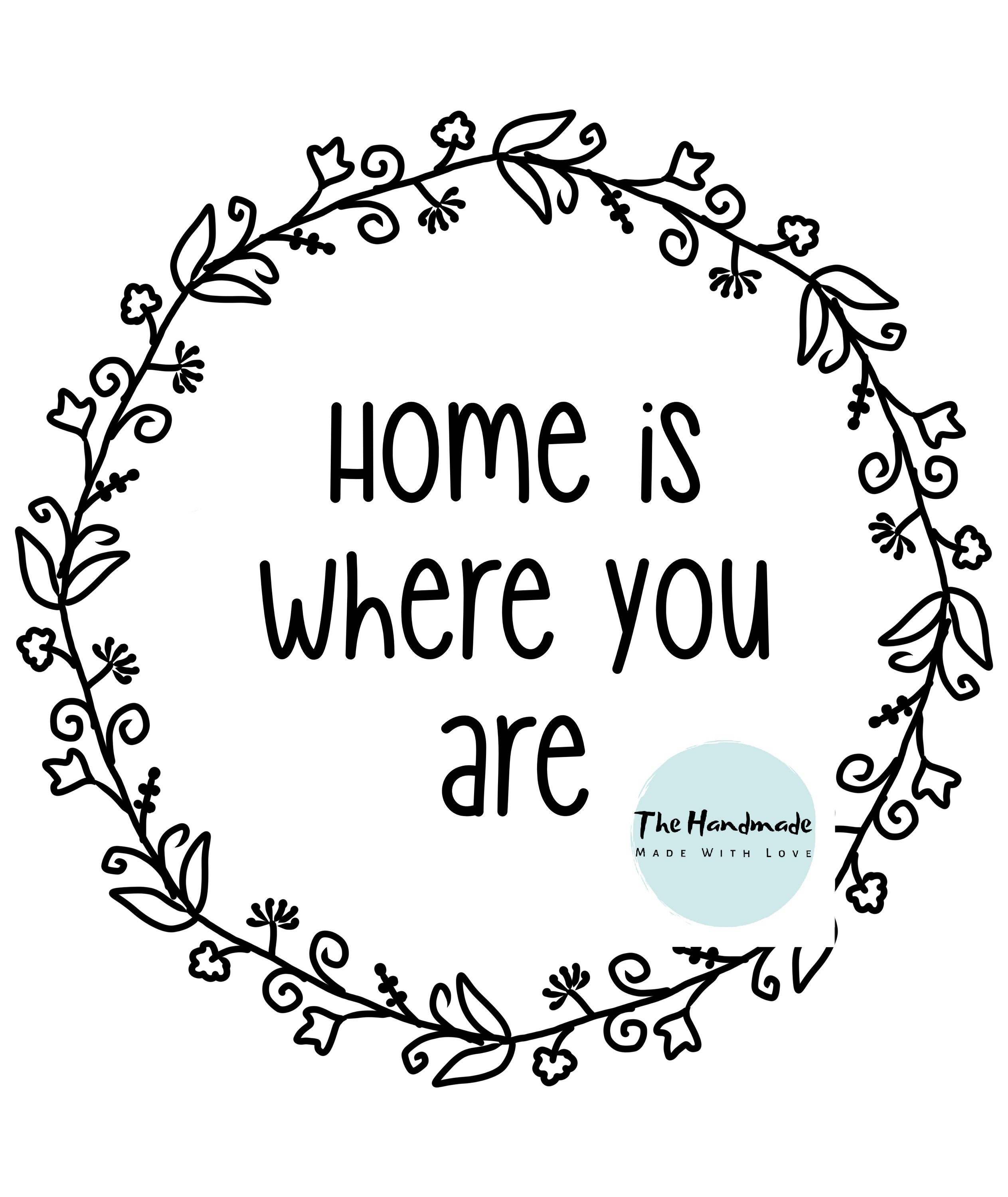 Home is where you are Printable Etsy