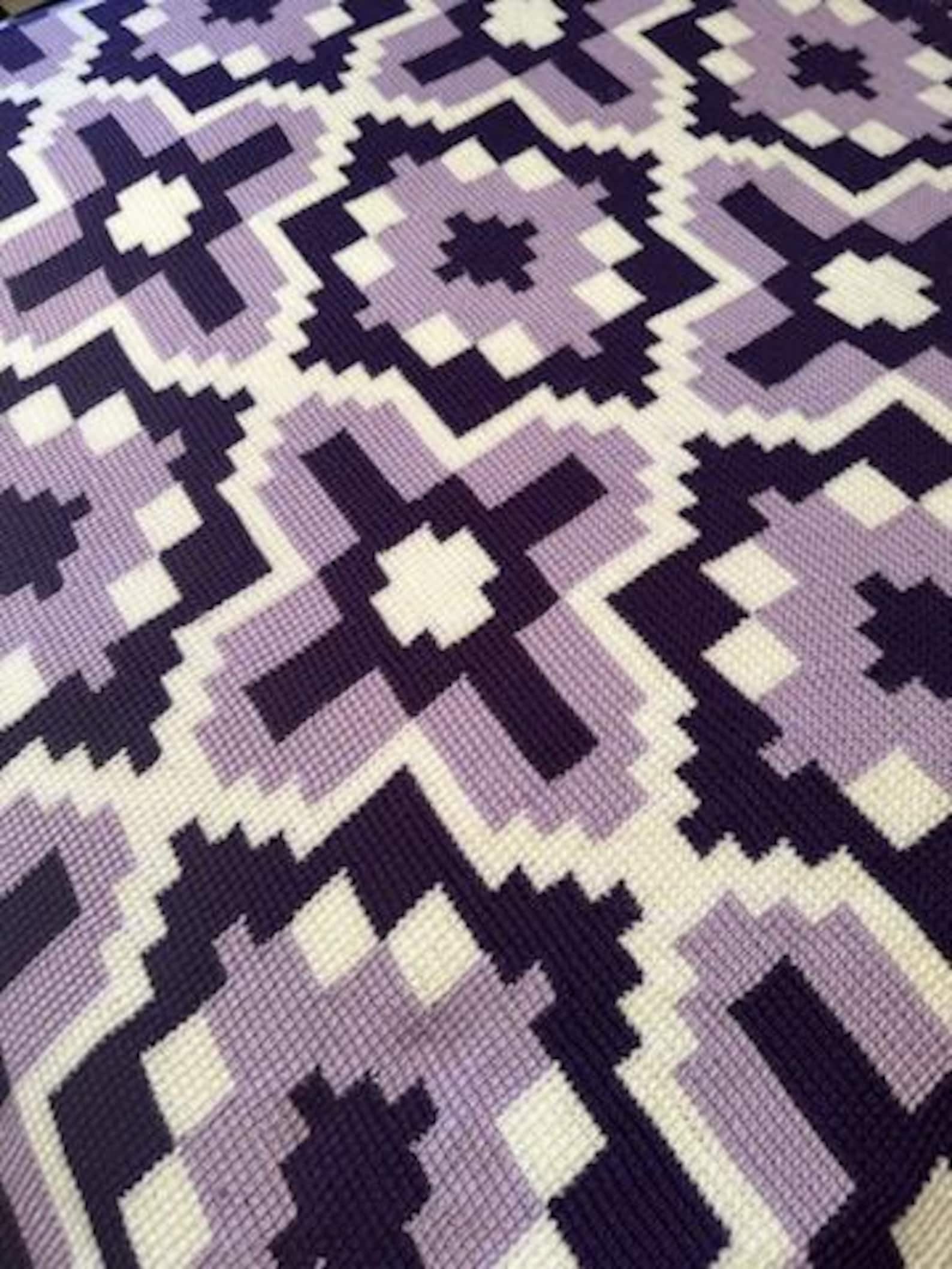 Tunisian Blockwork Tiles Pattern - Etsy
