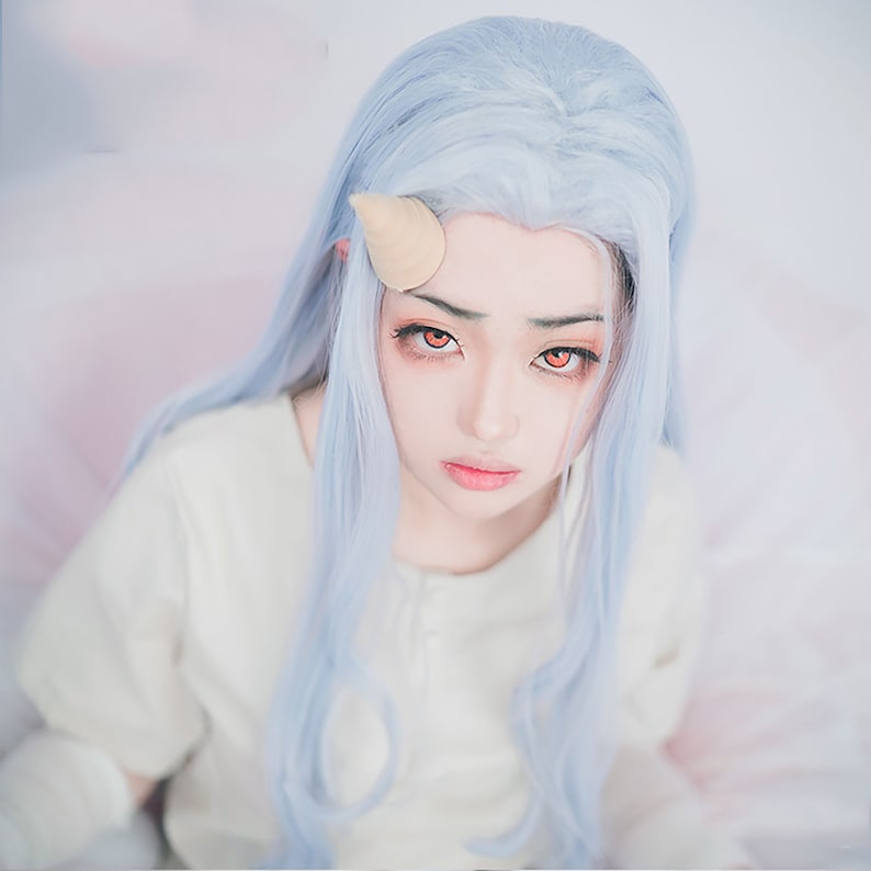Eri Cosplay Wig My Hero Academia Cosplay Wigs Grey Blue Long | Etsy