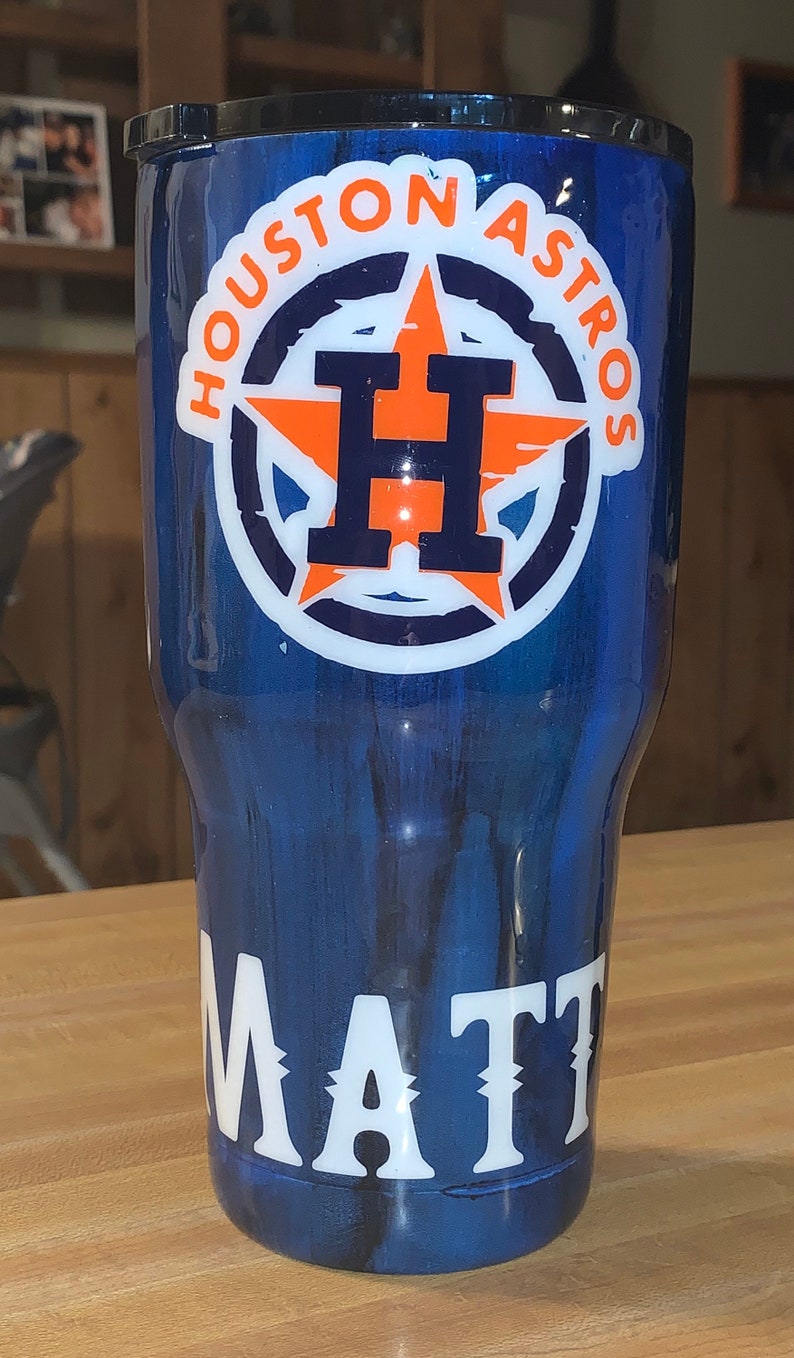 Houston AStros TUmbler Etsy