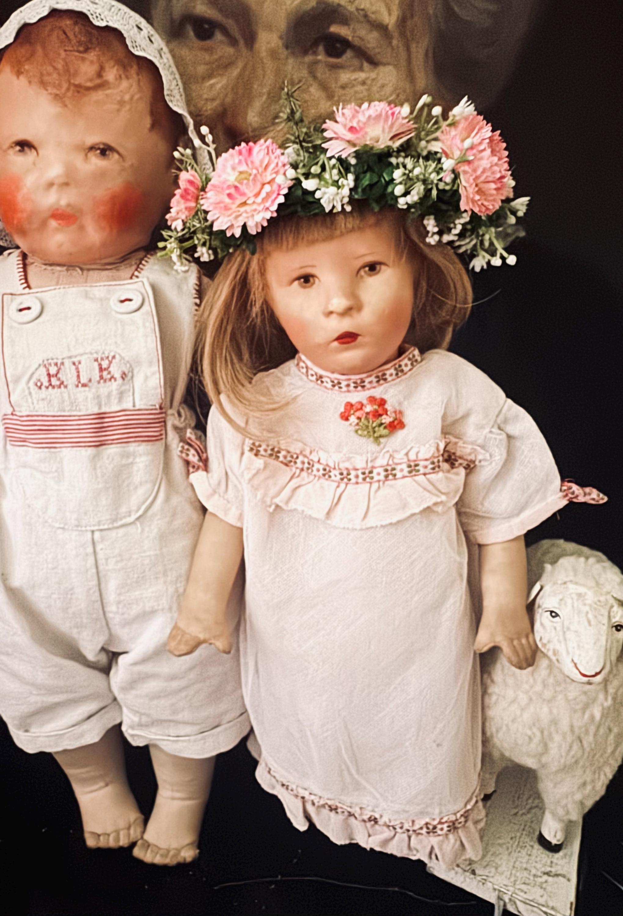 非常に素晴らしい、希少なケーテ・クルーゼ人形アンティーク、希少