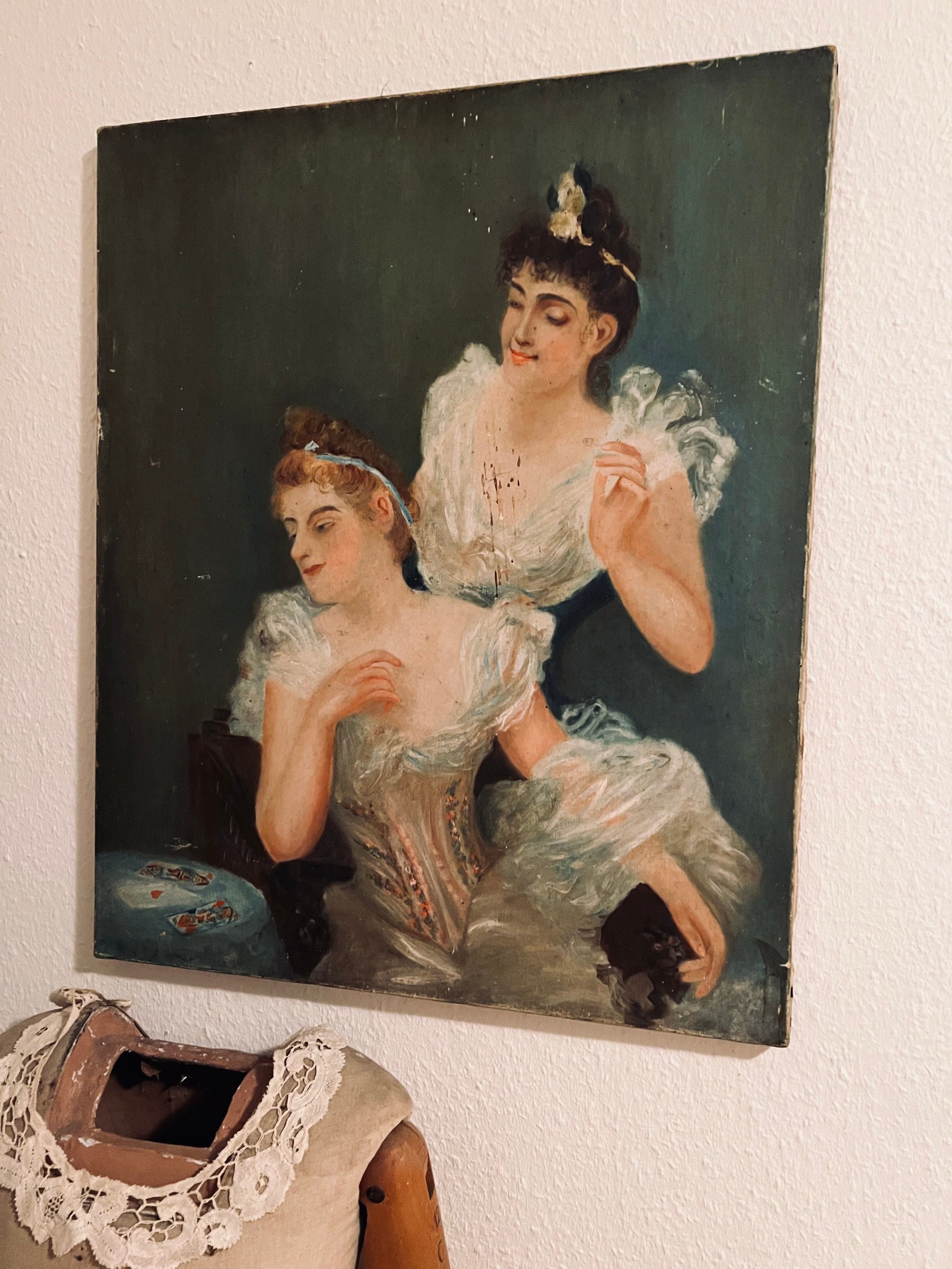 French brocante oil paintings - Etsy 日本