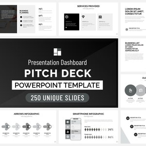 Pitch Deck - Presentation Dashboard, Pitch Deck Powerpoint, Investor Pitch Deck, Startup, Best Powerpoint Template, Marketing Plan