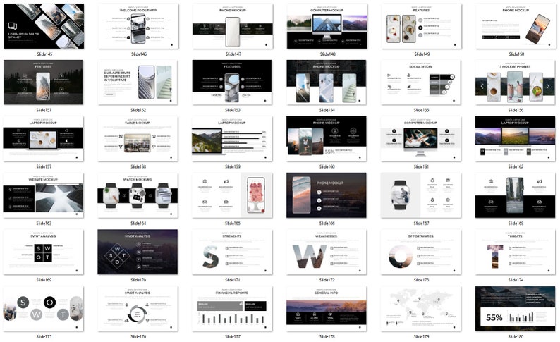 FIRMA Minimal Powerpoint Template Marketing Slide Deck Pitch - Etsy