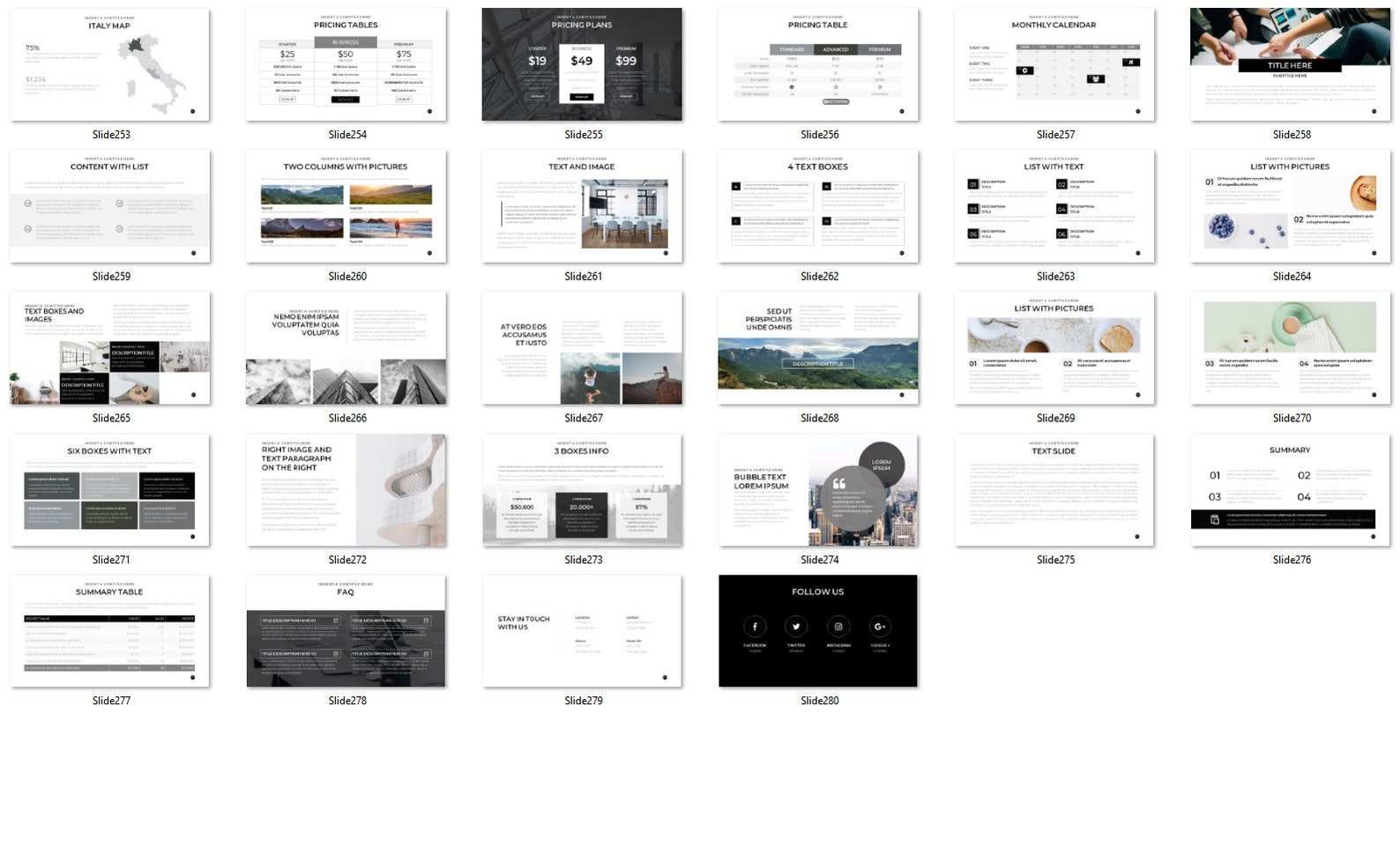FIRMA Minimal Powerpoint Template, Marketing Slide Deck, Pitch Deck ...