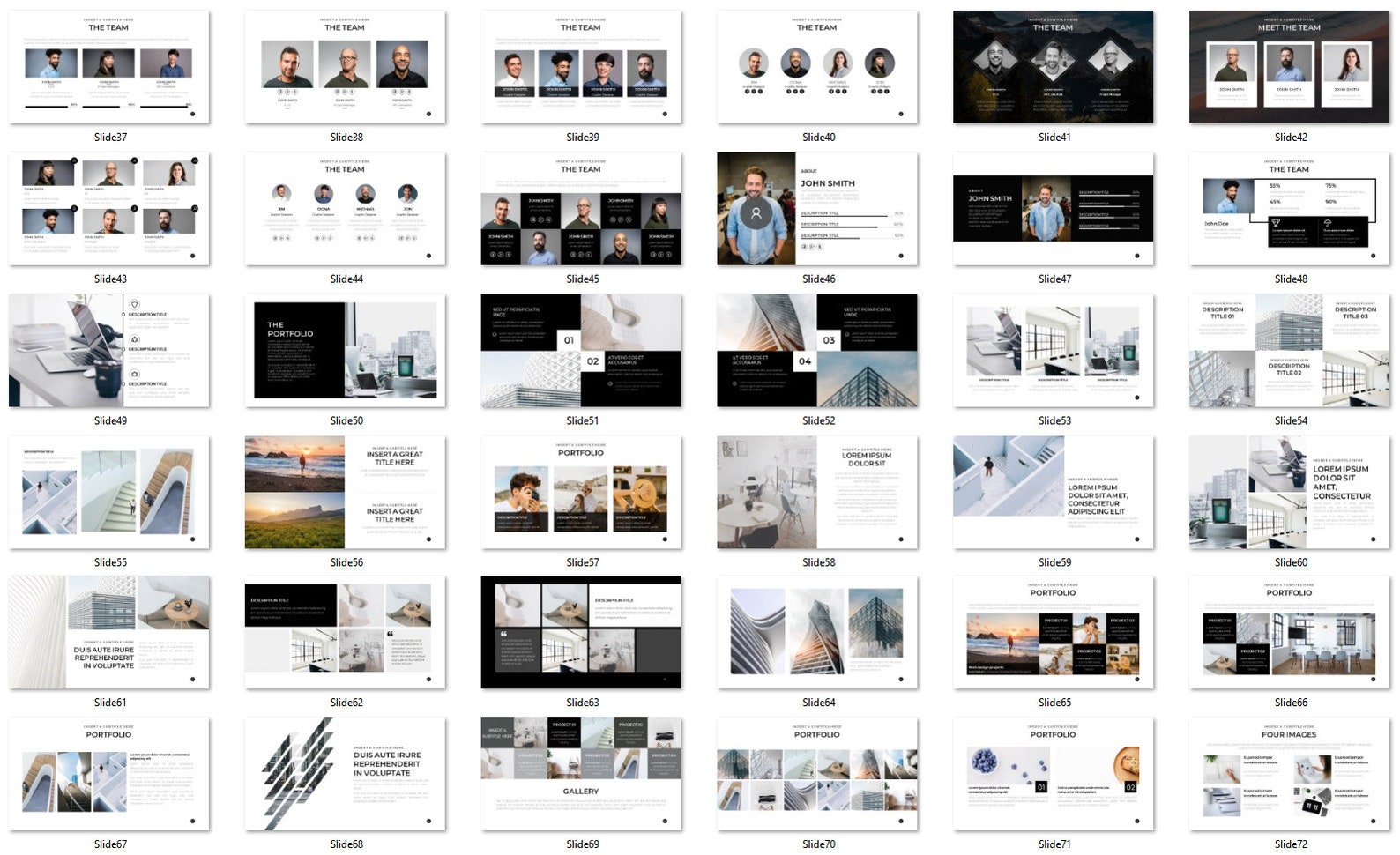 FIRMA Minimal Powerpoint Template, Marketing Slide Deck, Pitch Deck ...