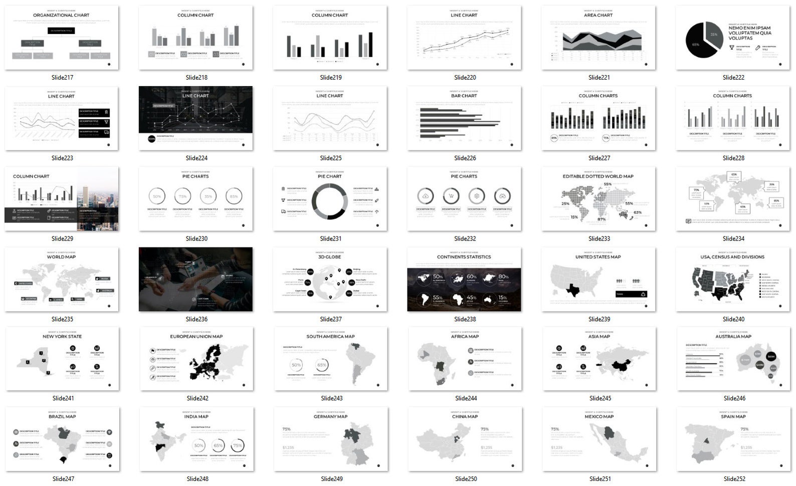 FIRMA Minimal Powerpoint Template, Marketing Slide Deck, Pitch Deck ...