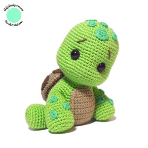 Crochet Turtle PATTERN, Amigurumi Tortoise Pattern PDF